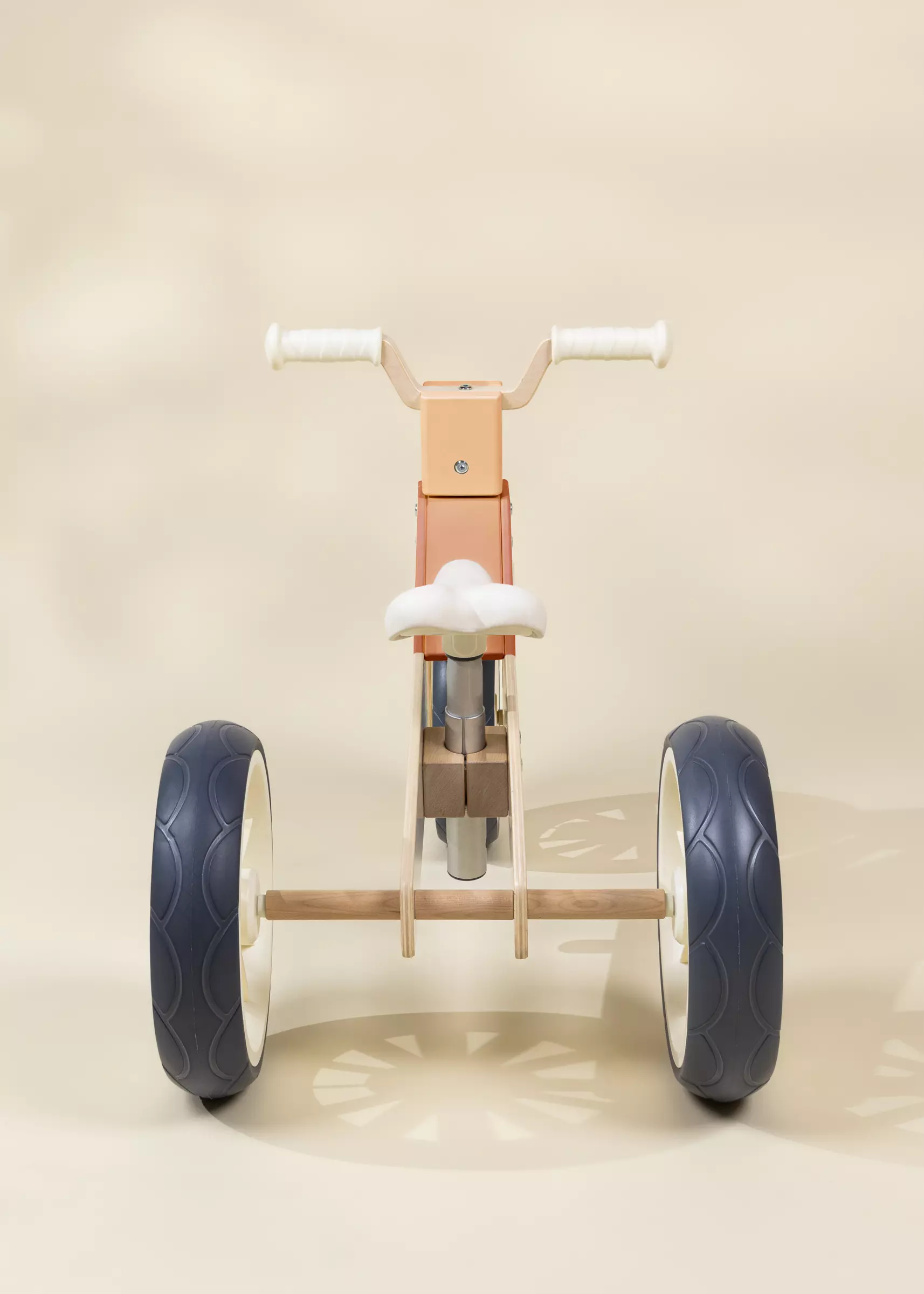 Coco Village Evolutive Wooden Balance Bike - 3 in 1 – Grapefruit - Image 9