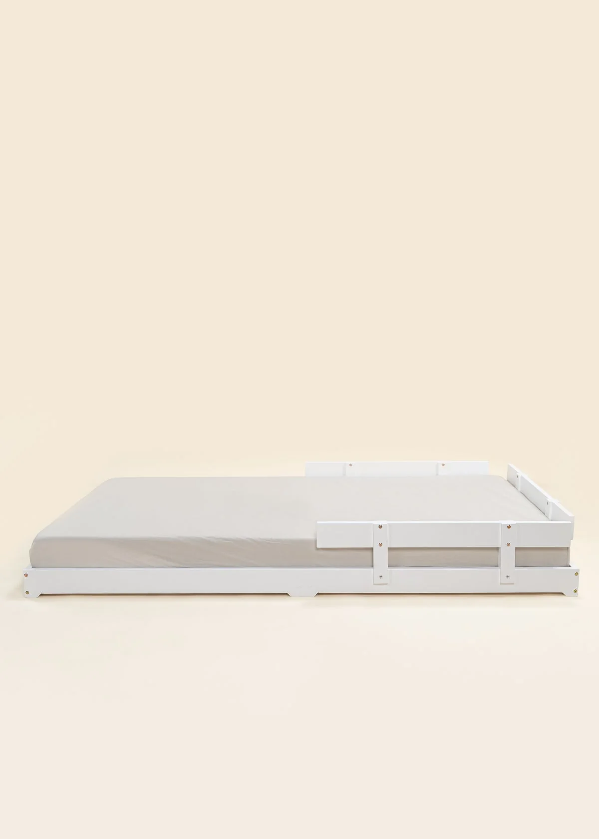 Coco Village Wooden Bed Frame - White - Image 11