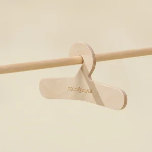Coco Village Wooden Dolls' Clothes Hangers Set (8 Pcs)