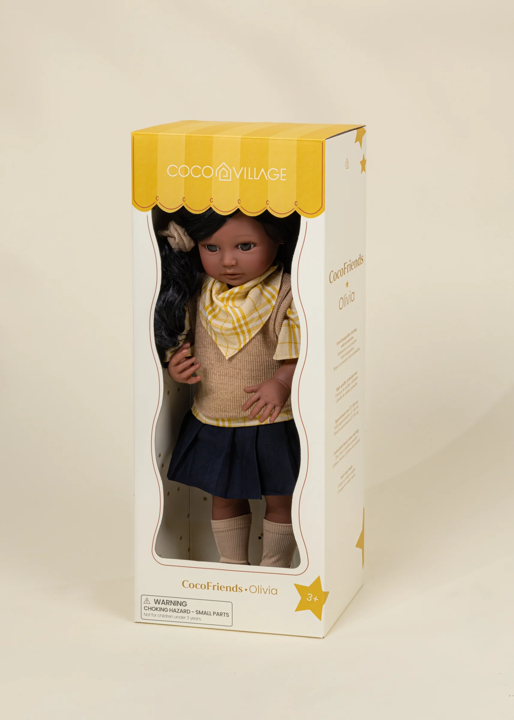 Coco Village CocoFriends Olivia – 22" (56 cm) Kids Play Doll - Image 9