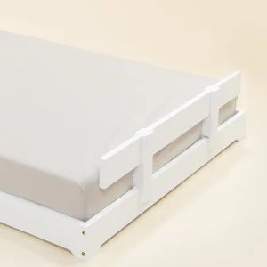 Coco Village Wooden Bed Frame Rail - White