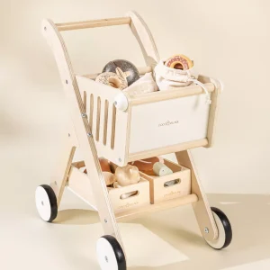 Coco Village Wooden Shopping Cart