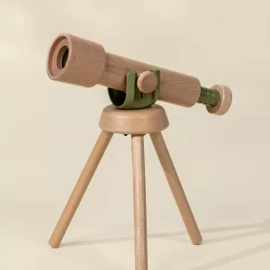 Coco Village Wooden Tripod Telescope – 15x Zoom