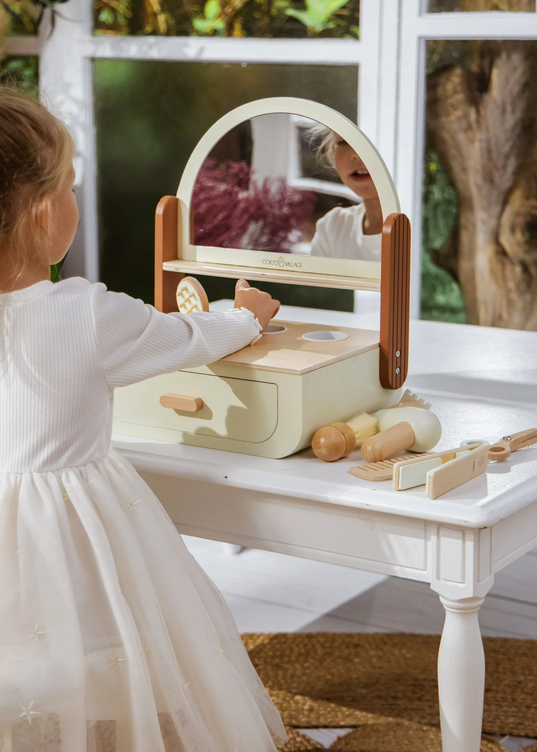 Coco Village Wooden Beauty Station - Image 2