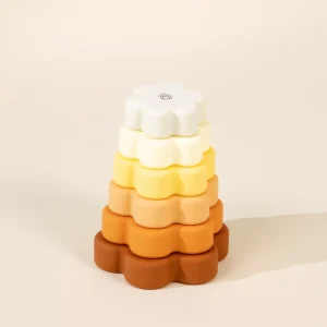 Coco Village Set of 6 Silicone Stackable Flowers