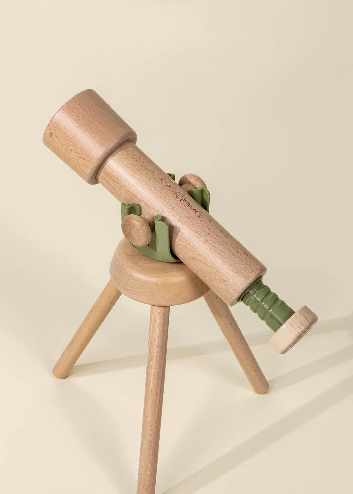 Coco Village Wooden Tripod Telescope – 15x Zoom - Image 7