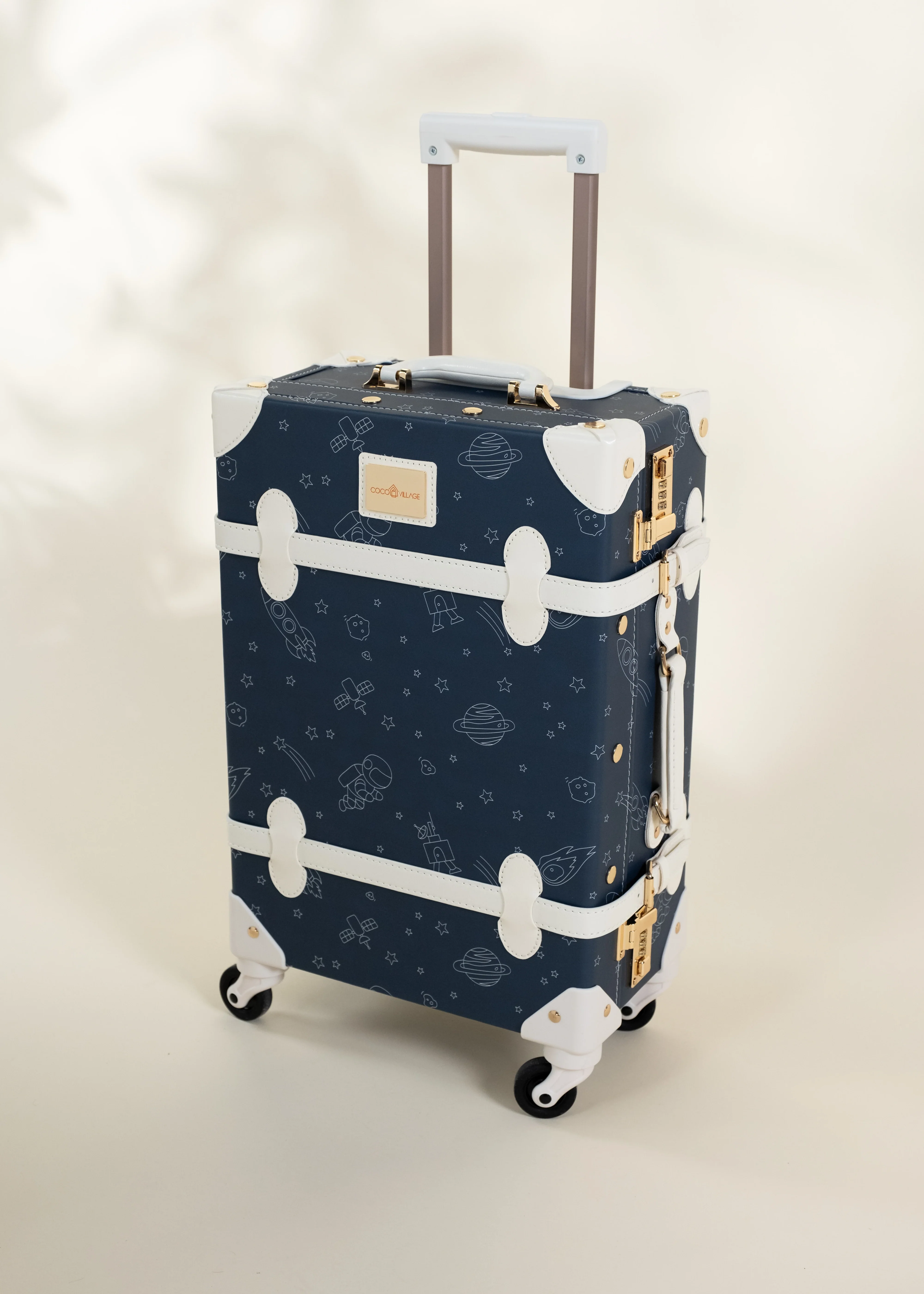 Coco Village Vegan Leather Carry-On Suitcase - Space
