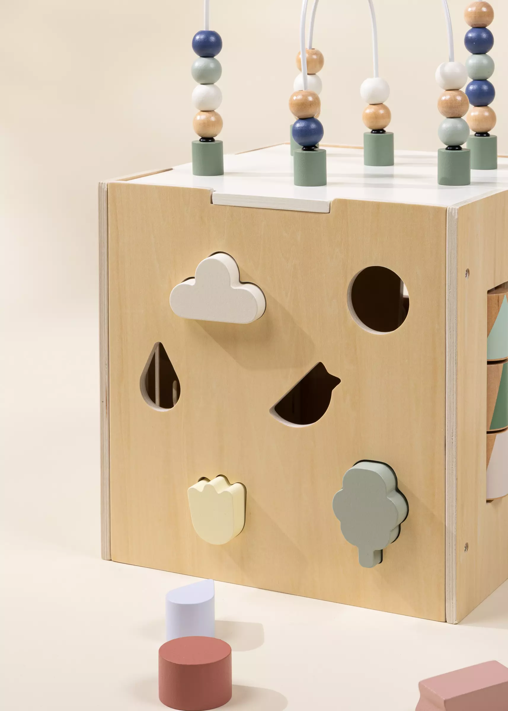Coco Village Wooden Activity Cube - Image 10