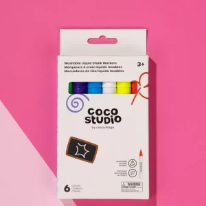 Coco Village Washable Liquid Chalk Markers (6 colors)