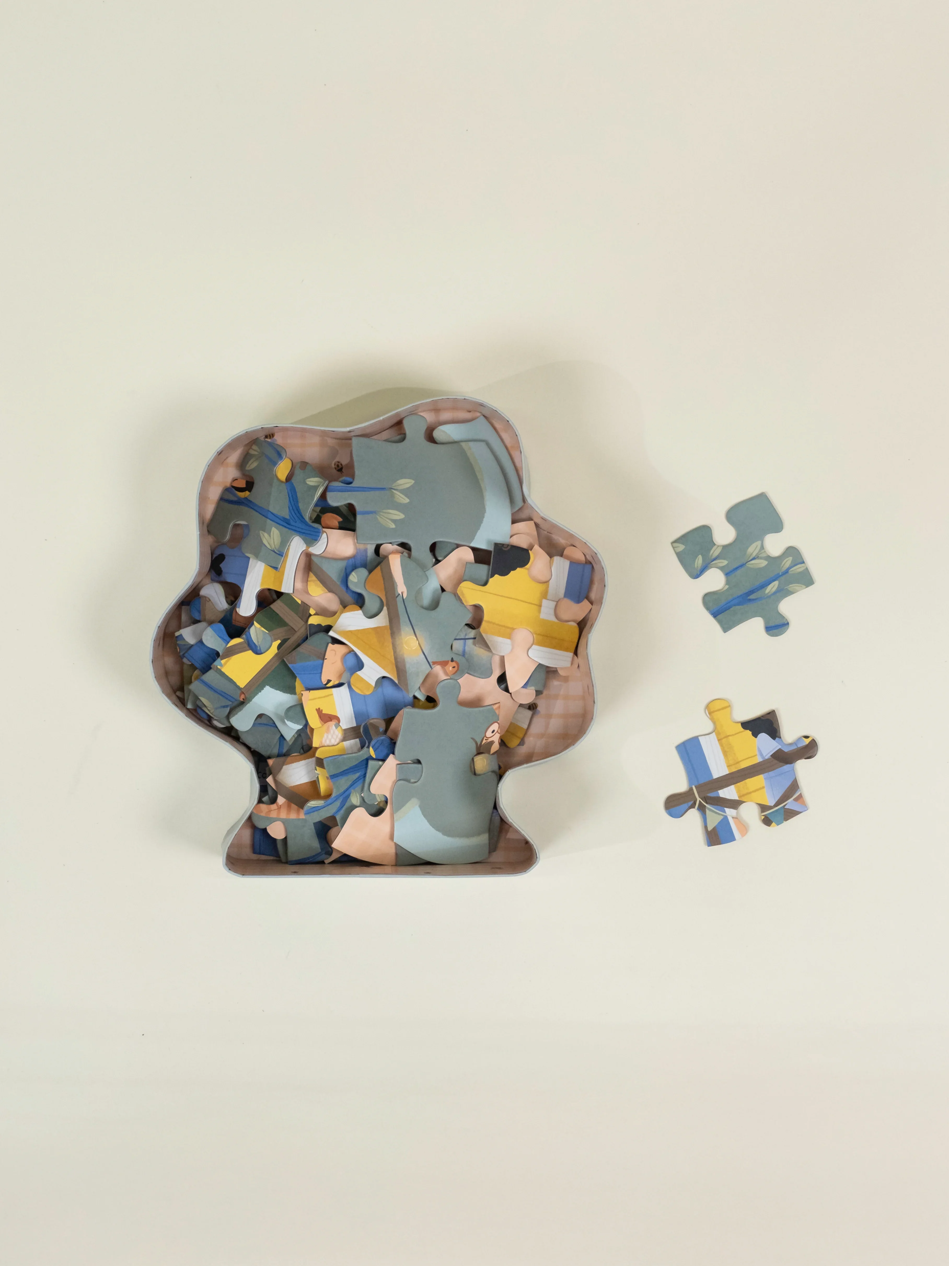 Coco Village Growing Minds Puzzle – Treehouse Spring(58 pcs) - Image 3