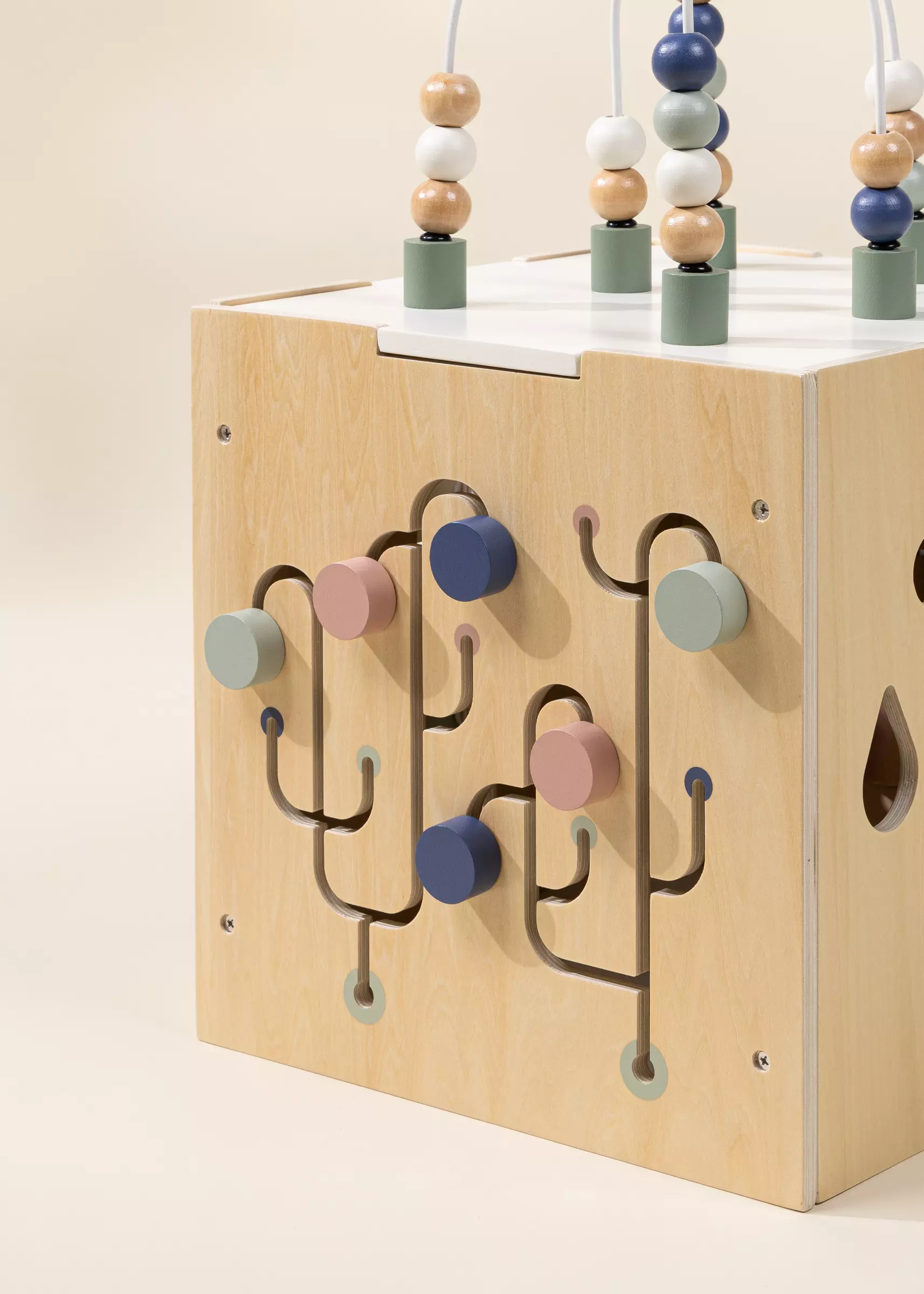 Coco Village Wooden Activity Cube - Image 9