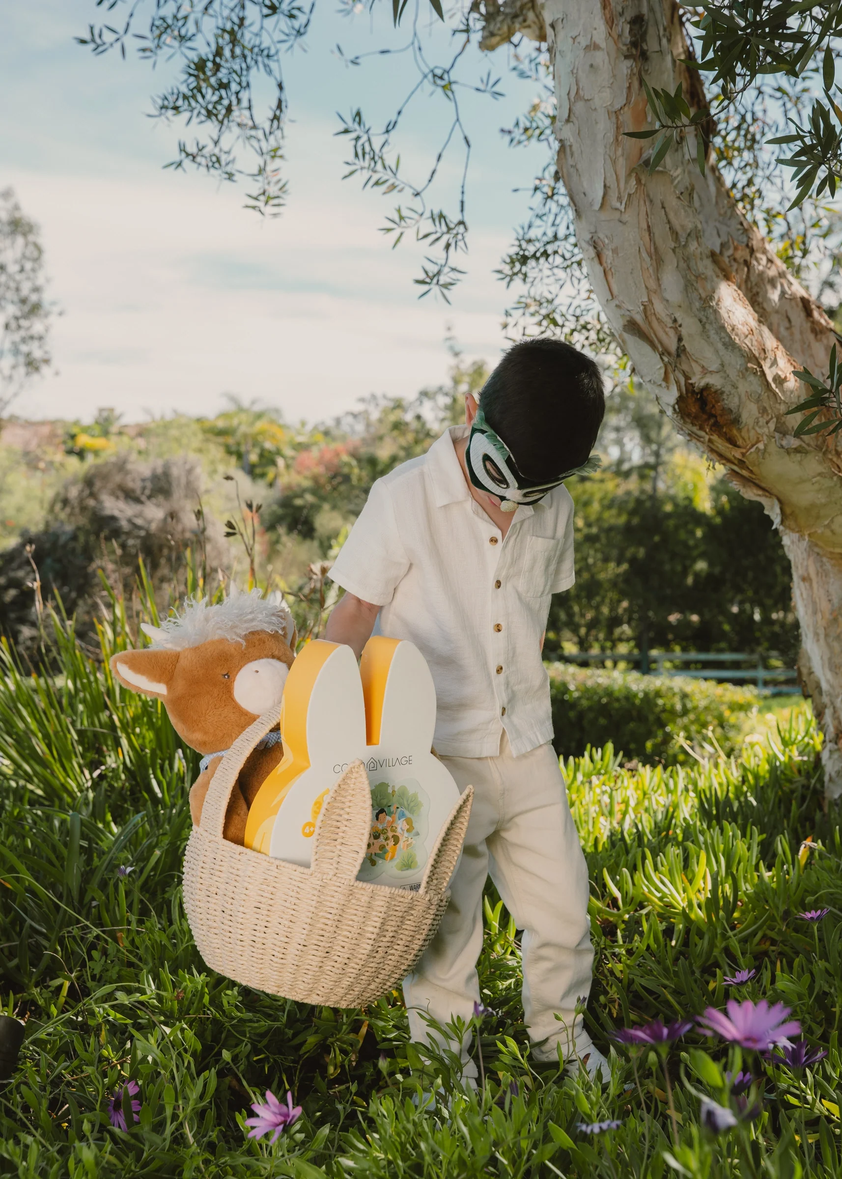 Coco Village Bunny Ears Basket – Large - Image 6